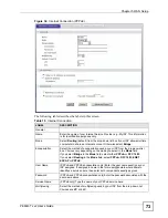 Предварительный просмотр 73 страницы ZyXEL Communications P-660H-T1 v2 User Manual