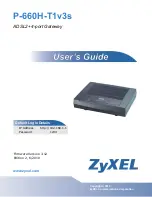 ZyXEL Communications P-660H-T1 v3s User Manual preview