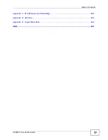 Preview for 17 page of ZyXEL Communications P-660H-T1 v3s User Manual