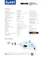 Предварительный просмотр 2 страницы ZyXEL Communications P-660HU-T1 Brochure & Specs