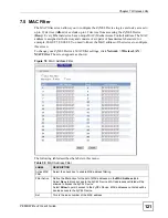 Предварительный просмотр 121 страницы ZyXEL Communications P-660HW-D1 V2 User Manual