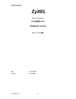 ZyXEL Communications P-660HW-D1 Manual preview