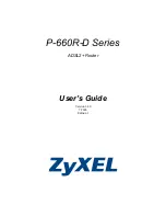 ZyXEL Communications P-660R-D Series User Manual preview