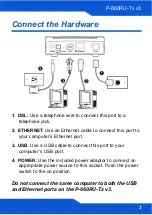 Предварительный просмотр 3 страницы ZyXEL Communications P-660R-T1 v3 Quick Start Manual