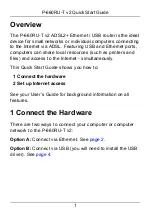 Preview for 2 page of ZyXEL Communications P-660RU-T V2 Series Quick Start Manual