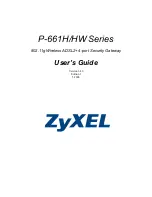 Предварительный просмотр 1 страницы ZyXEL Communications P-661H Series User Manual