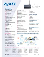 Preview for 2 page of ZyXEL Communications p-661hw series Specifications