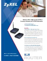 ZyXEL Communications P-662 HW-D Brochure preview