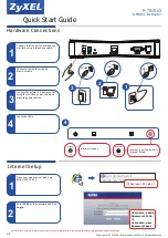 Preview for 1 page of ZyXEL Communications P-791R v3 Quick Start Manual