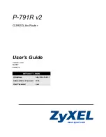 ZyXEL Communications P-791R User Manual preview