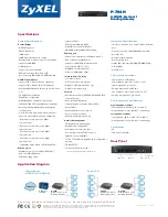 Предварительный просмотр 2 страницы ZyXEL Communications P-794H Brochure & Specs