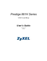 Preview for 1 page of ZyXEL Communications P-861H-G1 User Manual