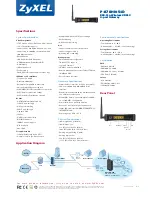 Предварительный просмотр 2 страницы ZyXEL Communications P-870HN-51D Specifications