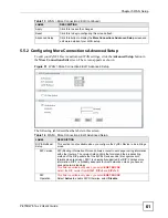 Предварительный просмотр 61 страницы ZyXEL Communications P-870HW-51A V2 User Manual