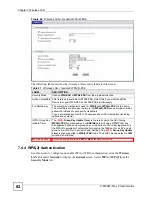 Предварительный просмотр 82 страницы ZyXEL Communications P-870HW-51A V2 User Manual