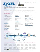 Предварительный просмотр 2 страницы ZyXEL Communications p-870hw series Brochure & Specs