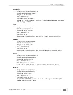 Preview for 111 page of ZyXEL Communications P-974H -  V3.70 Manual