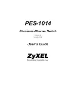 ZyXEL Communications PES-1014 User Manual preview