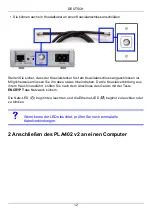 Предварительный просмотр 12 страницы ZyXEL Communications PLA-402 V2 Quick Start Manual