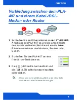 Preview for 9 page of ZyXEL Communications PLA-407 Quick Start Manual