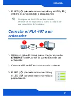 Preview for 21 page of ZyXEL Communications PLA-407 Quick Start Manual