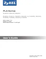 ZyXEL Communications PLA4101 User Manual предпросмотр