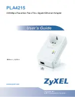 Предварительный просмотр 1 страницы ZyXEL Communications PLA4215 User Manual