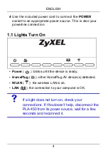 Предварительный просмотр 4 страницы ZyXEL Communications PLA450 Series Quick Start Manual