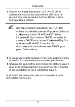 Предварительный просмотр 71 страницы ZyXEL Communications PLA450 Series Quick Start Manual