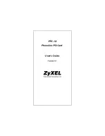 ZyXEL Communications PPC 10 User Manual предпросмотр