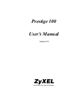 Предварительный просмотр 1 страницы ZyXEL Communications Prestige 100 User Manual