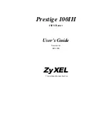 ZyXEL Communications Prestige 100IH User Manual preview