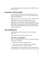 Preview for 3 page of ZyXEL Communications Prestige 128L User Manual