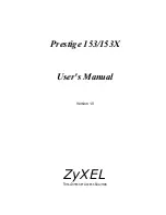 Preview for 1 page of ZyXEL Communications PRESTIGE 153 User Manual