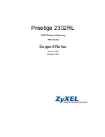 Preview for 1 page of ZyXEL Communications PRESTIGE 2302RL - Support Notes