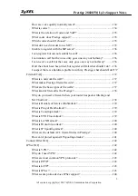 Preview for 5 page of ZyXEL Communications Prestige 2802HW(L)-IX Support Notes