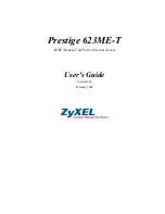 Предварительный просмотр 1 страницы ZyXEL Communications Prestige 623ME-T User Manual