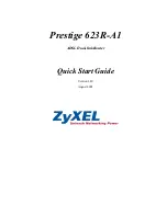 ZyXEL Communications Prestige 623R-A1 Quick Start Manual предпросмотр