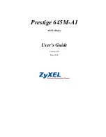 ZyXEL Communications Prestige 645M-A1 User Manual preview