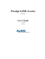 Preview for 1 page of ZyXEL Communications Prestige 645R-A Series User Manual