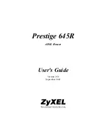 Предварительный просмотр 1 страницы ZyXEL Communications Prestige 645R User Manual