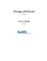 ZyXEL Communications PRESTIGE 650H - User Manual preview