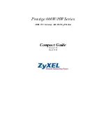 ZyXEL Communications PRESTIGE 660 HW Series Compact Manual preview