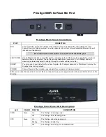 ZyXEL Communications Prestige 660R-6 Series Read Me First предпросмотр