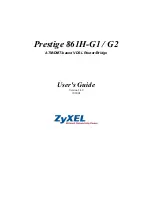 Preview for 1 page of ZyXEL Communications Prestige 861H-G1 User Manual