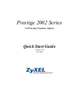 ZyXEL Communications Prestige P-2002 Series Quick Start Manual предпросмотр