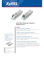 Preview for 1 page of ZyXEL Communications SFP-100BX1310-20 Specifications