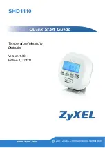 Preview for 1 page of ZyXEL Communications SHD1110 Quick Start Manual
