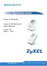 ZyXEL Communications SHD2110 Quick Start Manual preview