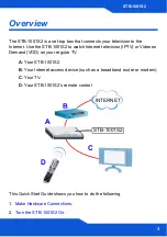 Предварительный просмотр 3 страницы ZyXEL Communications STB-1001H Quick Start Manual